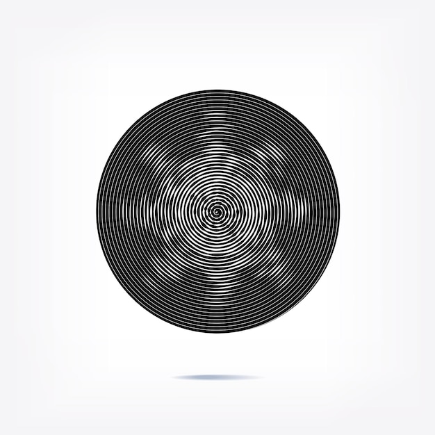 Stripe circle background abstract pattern Radial graphic element