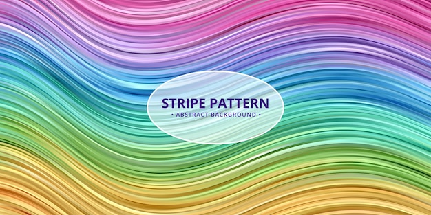 Stripe pattern abstract in gradient colorful style