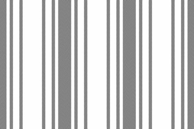 Vector stripe seamless lines of background vector vertical with a texture fabric textile pattern in white and black colors