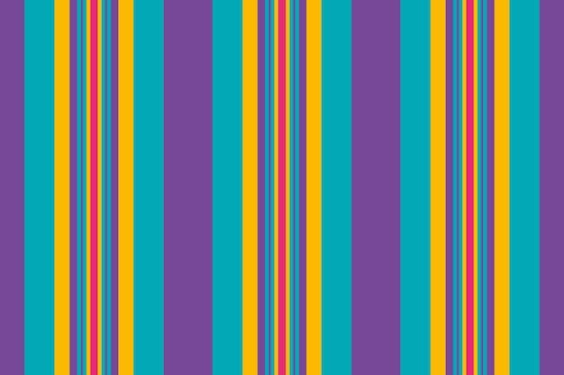 Vector stripe vector fabric of lines vertical pattern with a textile texture background seamless in cyan and violet colors