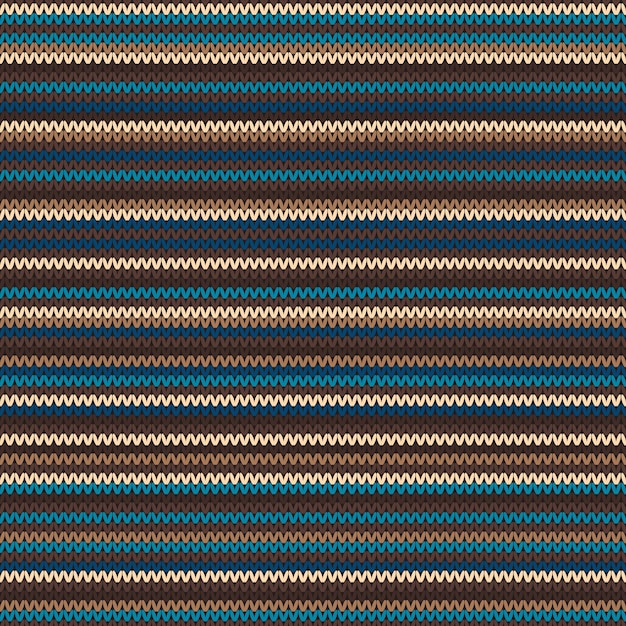 Striped knitting pattern.