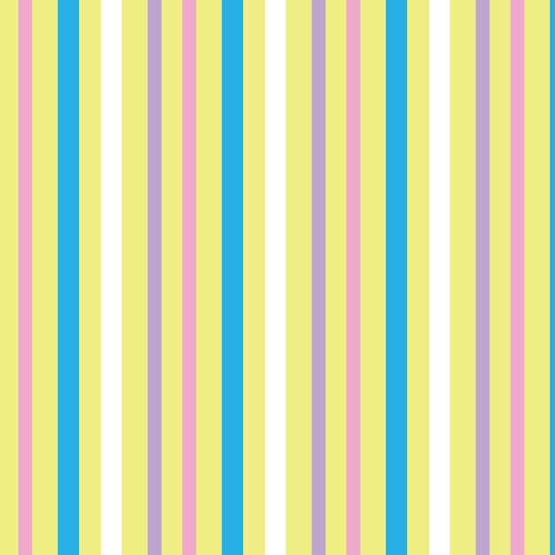 a striped pattern with a yellow blue and pink stripes