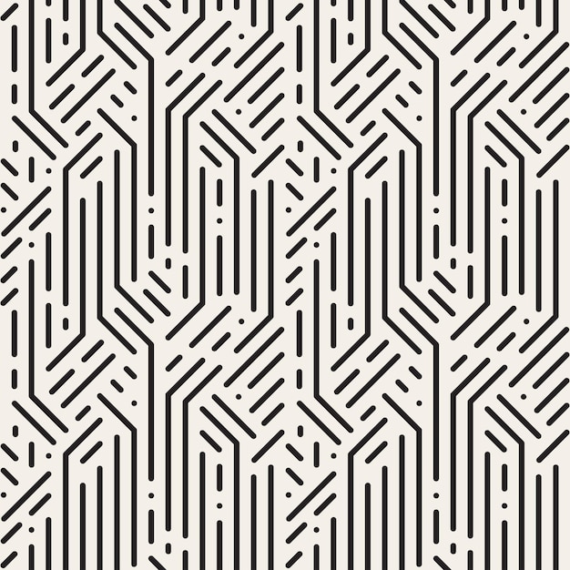 Striped seamless geometric pattern Digital vector background