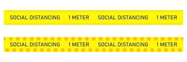 Striped tape yellow and orange stripes warning to be careful potential danger