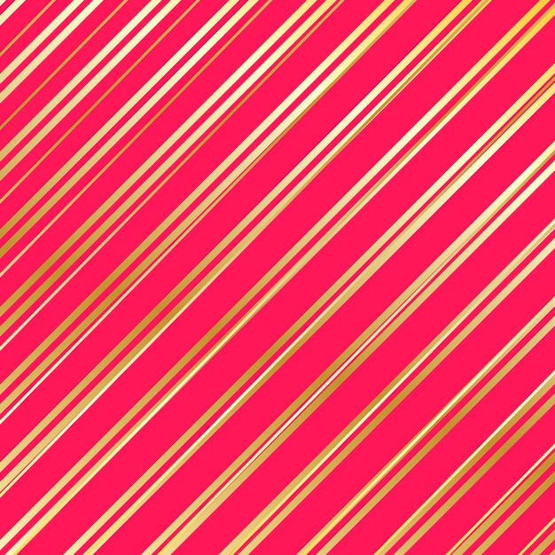 Stripes pattern. Gold, red striped background.