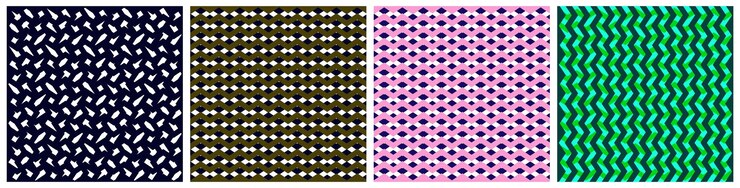 Vector stripes wide navy cream pattern design