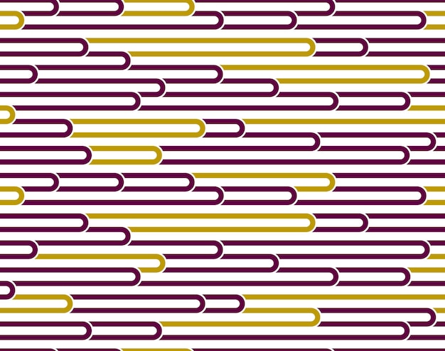 Stripy vector seamless pattern with woven lines, geometric abstract background, stripy net, optical maze, web network.