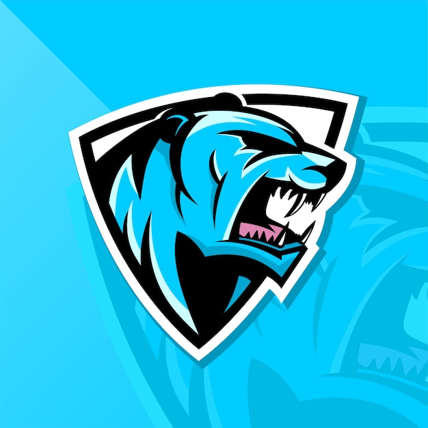 Strong Bear Crest Logo