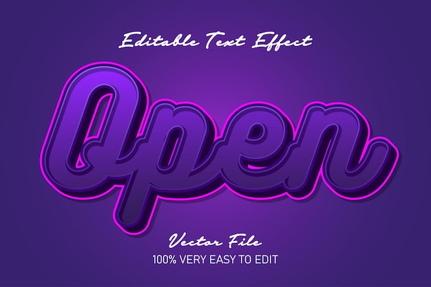 strong bold lettering purple with pink outline text effect