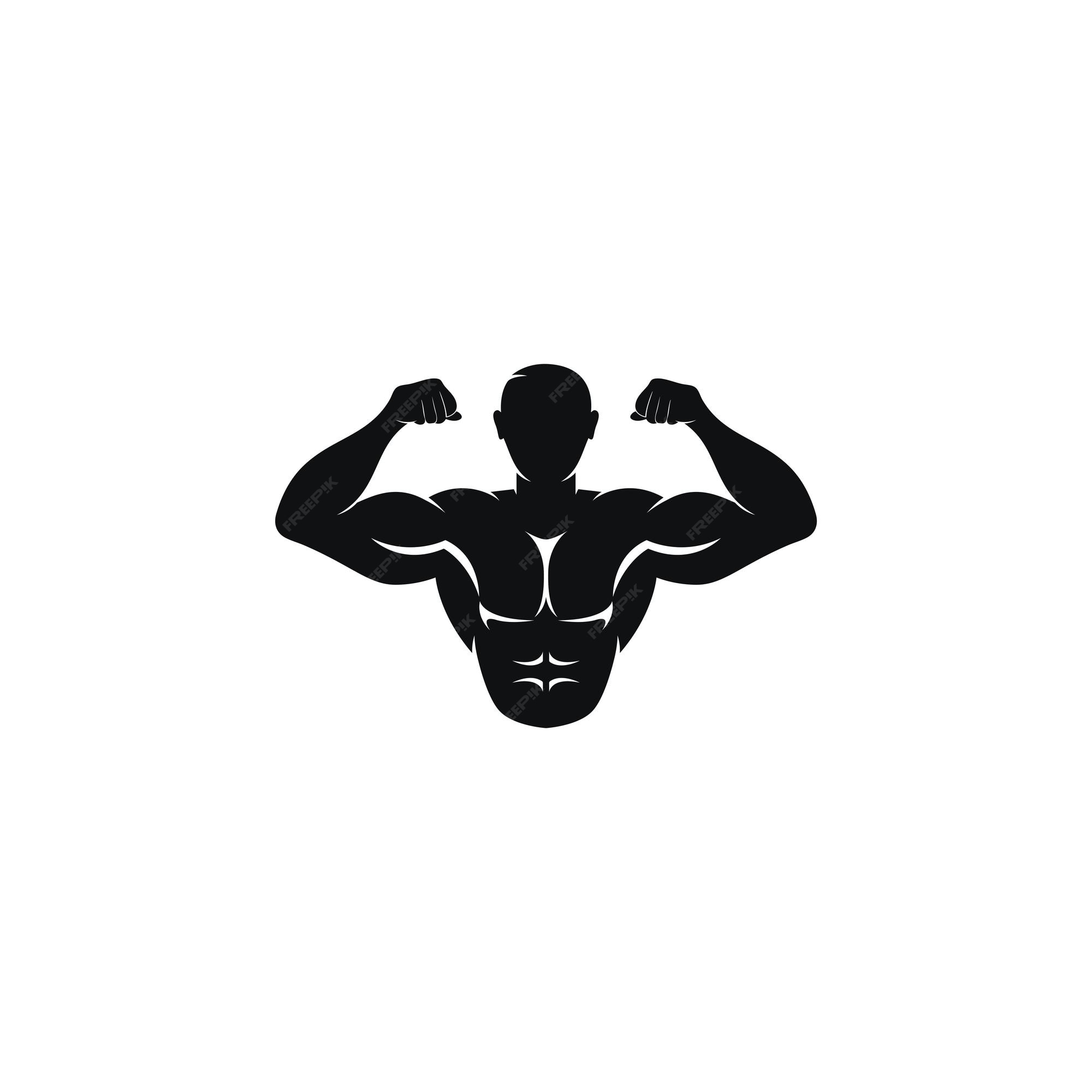 Bodybuilding Icon Logo Isolated Sign Symbol Stock Vector (Royalty Free)  2259837429