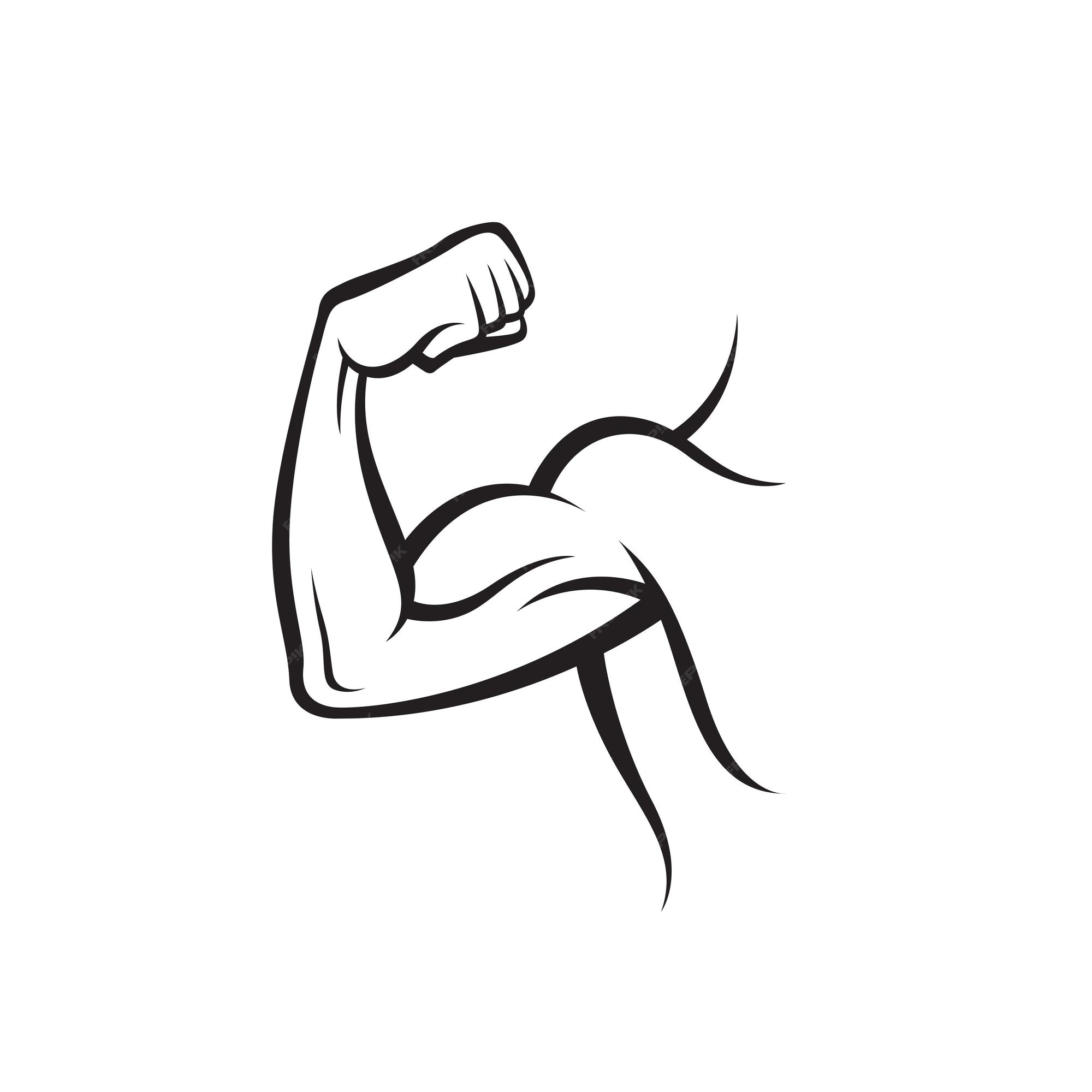 Abs muscle icon outline vector. Muscular arm. Strength fiber Stock Vector  Image & Art - Alamy