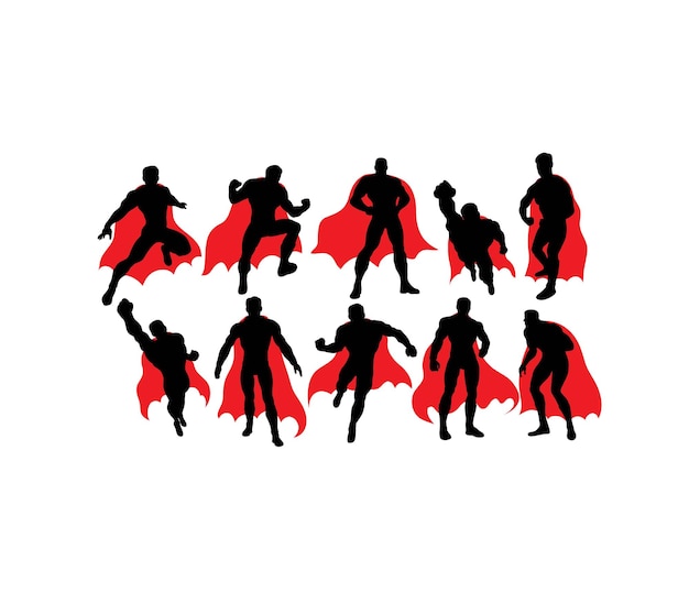 Strong People Silhouette art vector design