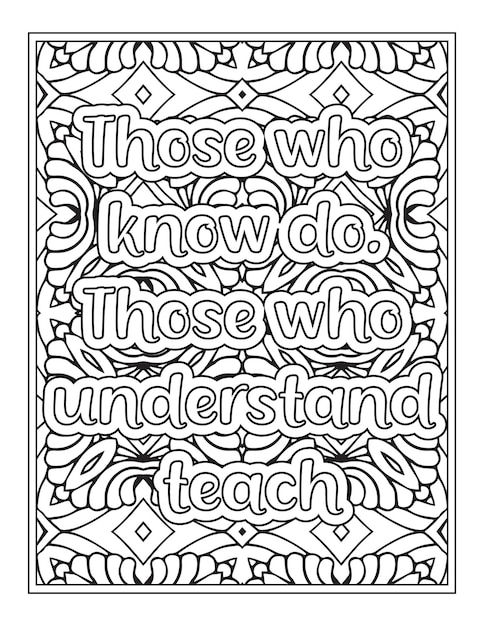 Strong Women Quotes Coloring Book Page for Adult