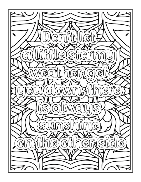 Strong Women Quotes Coloring Page For KDP interior