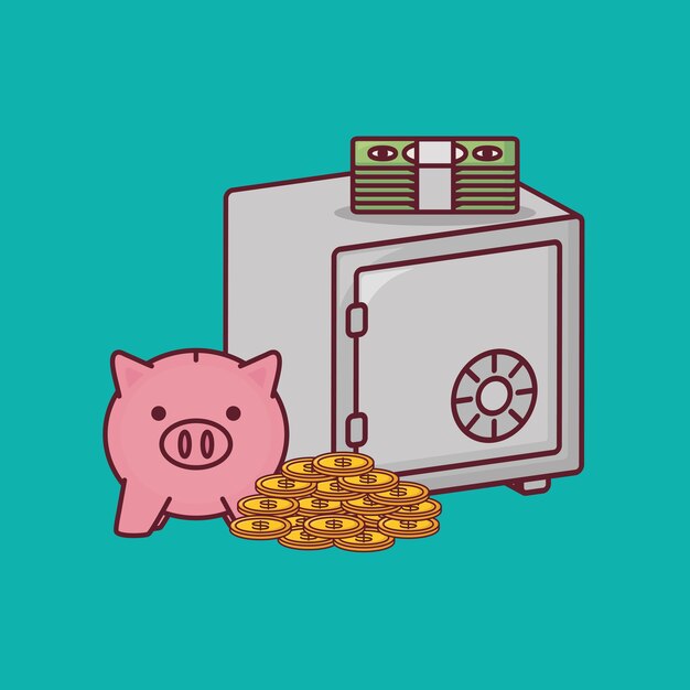 Strongbox and money design