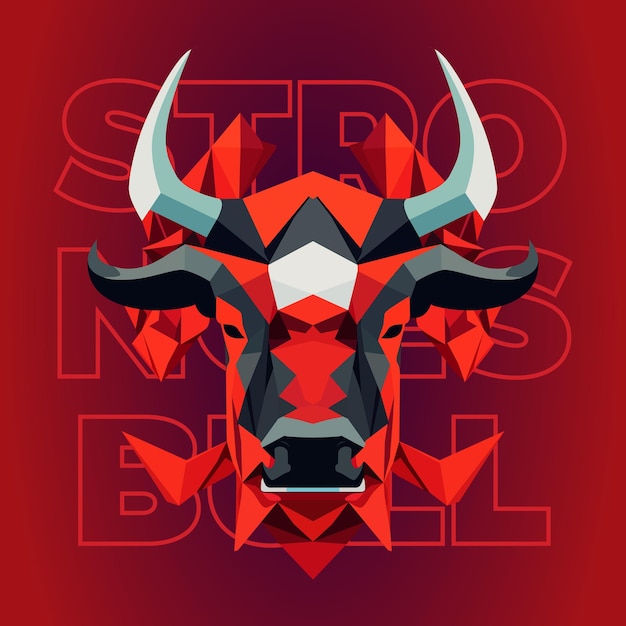 Vector stronges bull