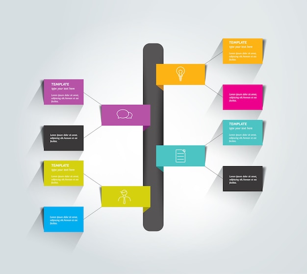 Stroomdiagram diagram schema Infographic element