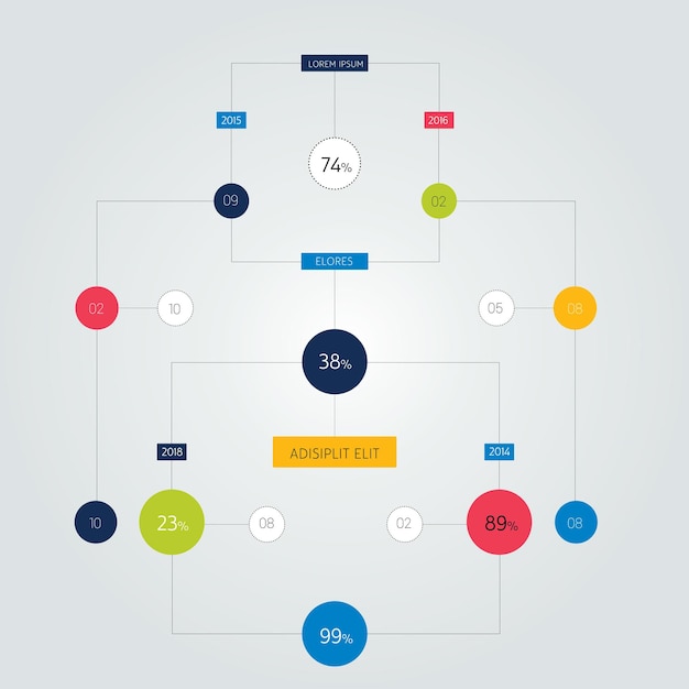 Stroomdiagram Infographics schema workflow diagram