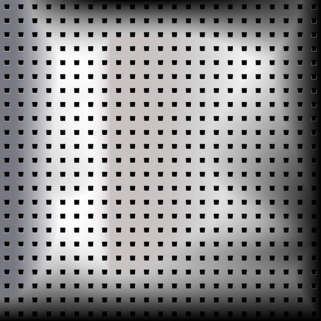 Vector structure surface metalic chrome