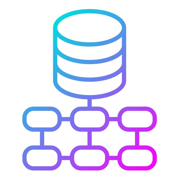 Vector structured data vector illustration style