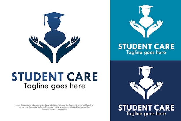 Student care logo template illustration