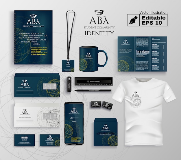 Vector student community identity set