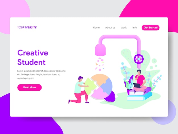 ベクトル webページの学生の創造性の図