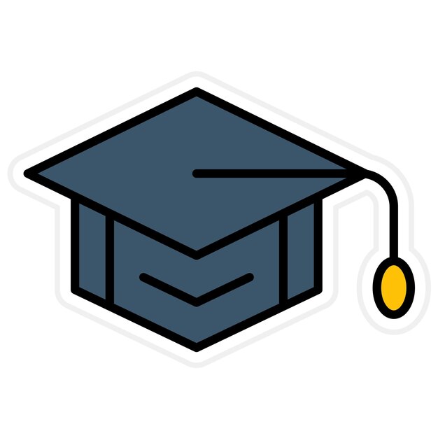 Vector student hat icon vector image can be used for online education