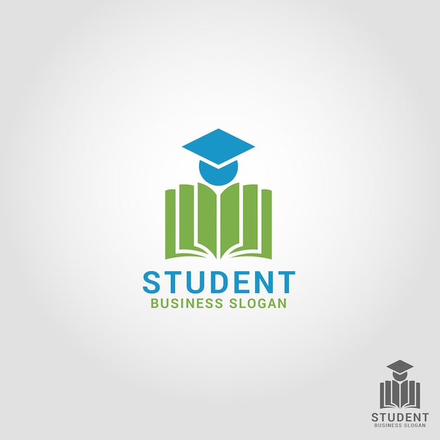 Student-onderwijs Logo sjabloon