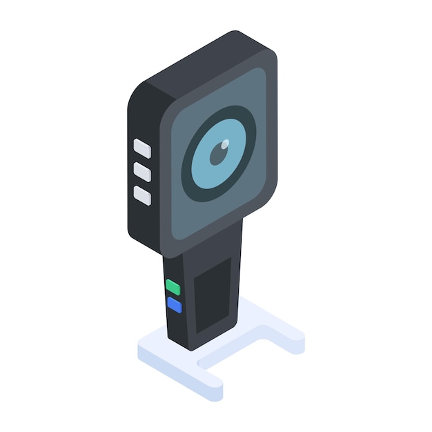 Vector studio accessories isometric icon