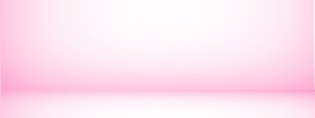 Фон студии с пространством для текста, розовая пустая комната, для отображения продуктов, горизонтальная, иллюстрация.