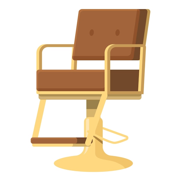 Studio beauty seat icon cartoon vector Barbet tool