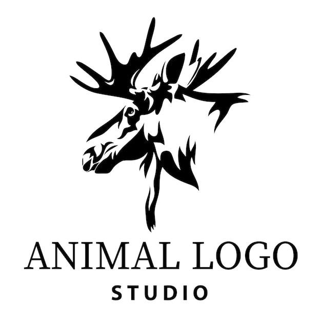 Studio-ontwerpen voor dierenlogo's