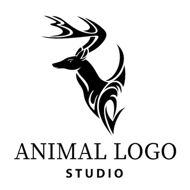 Studio-ontwerpen voor dierenlogo's