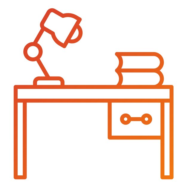 Study Table Icon Style
