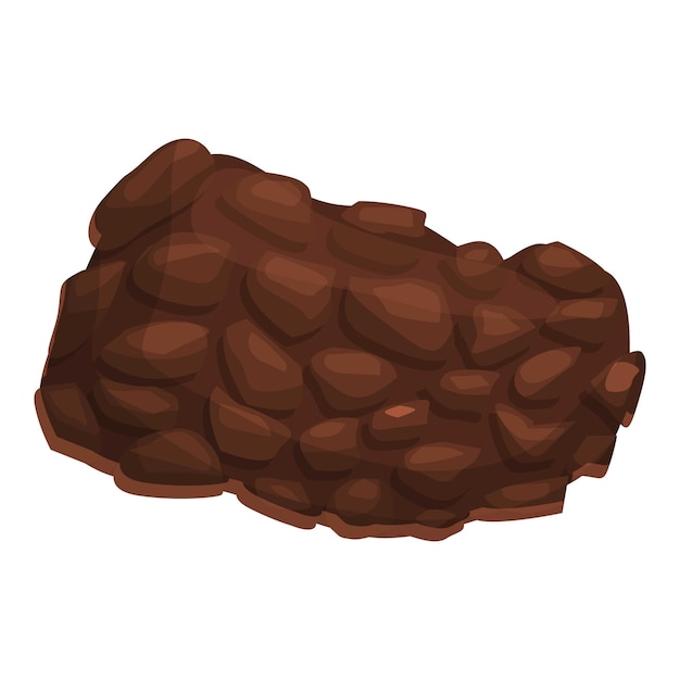 Stuk truffel pictogram cartoon vector Paddestoelschimmel Kokende schimmels