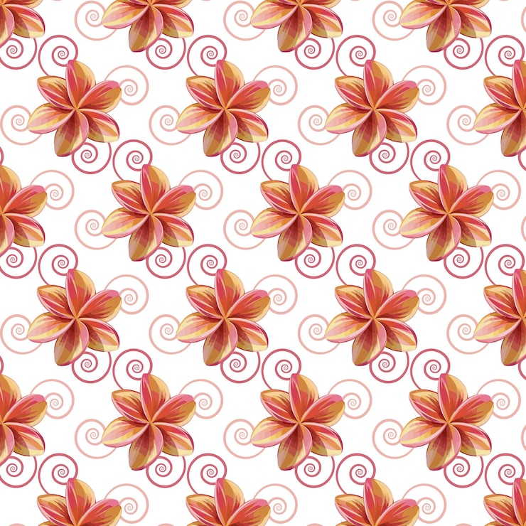 वेक्टर stunning flower pattern designs for creative projects