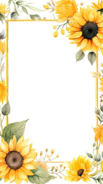 Style sunflower border