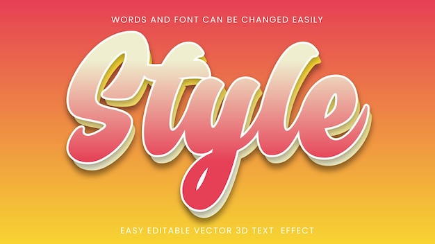 Style text style