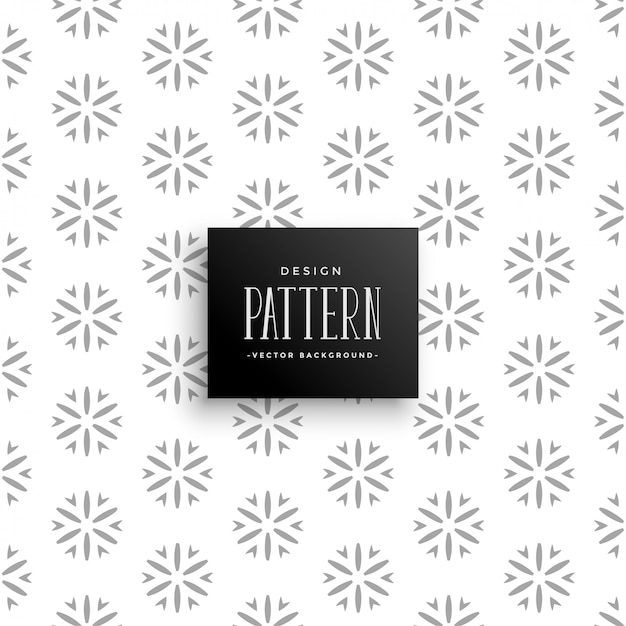 Stylish abstract flower style line pattern background