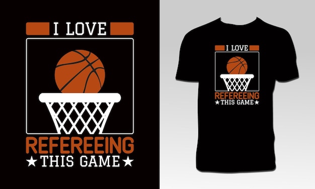 スタイリッシュなバスケットボール T シャツのデザイン