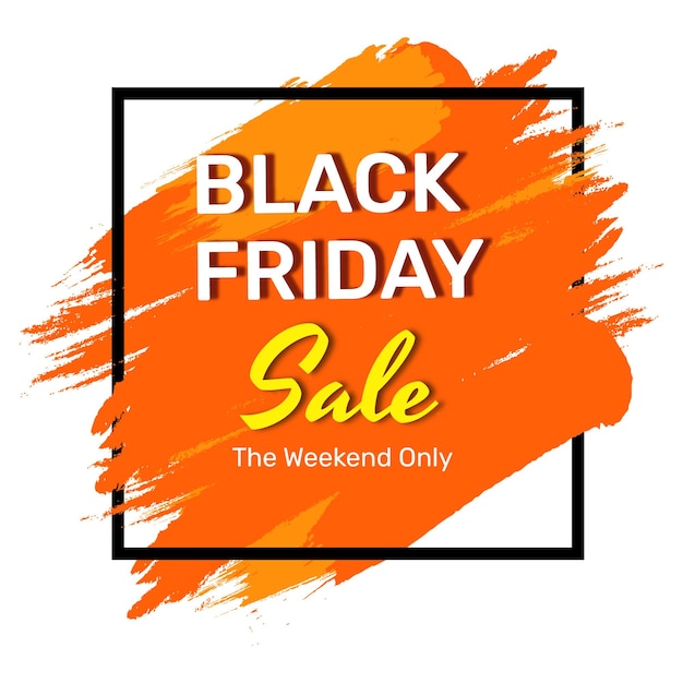 Vettore elegante sfondo etichetta vendita black friday