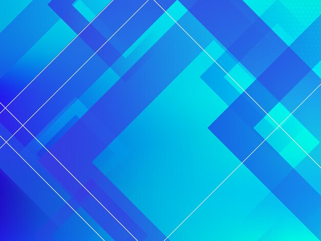 Stylish blue color geometric shape modern background design