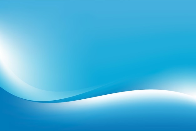 Stylish Blue Wavy Background