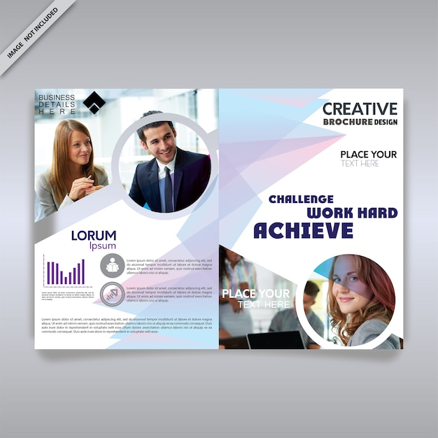 Modello di brochure elegante