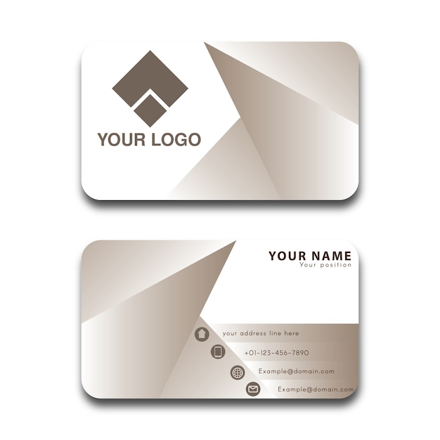 Stylish business card design