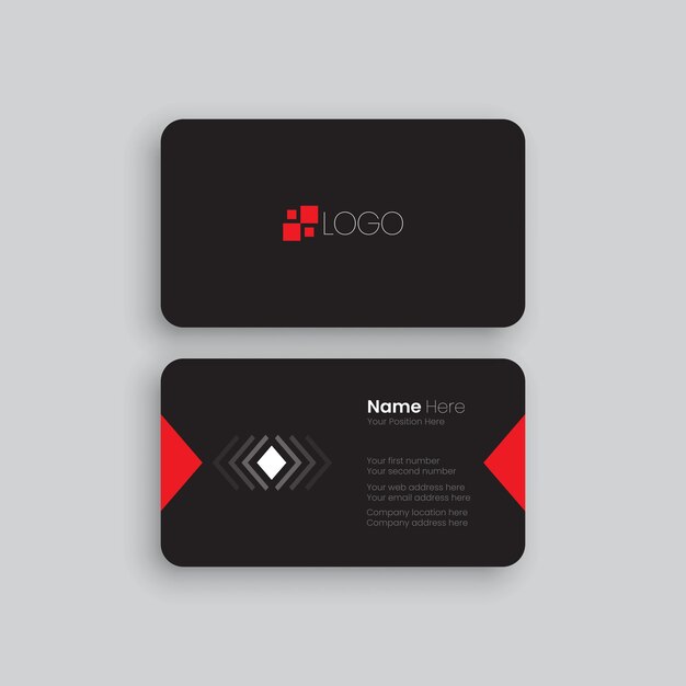 Stylish business card template