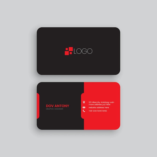 Stylish business card template