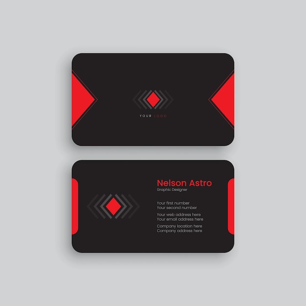 Stylish business card template