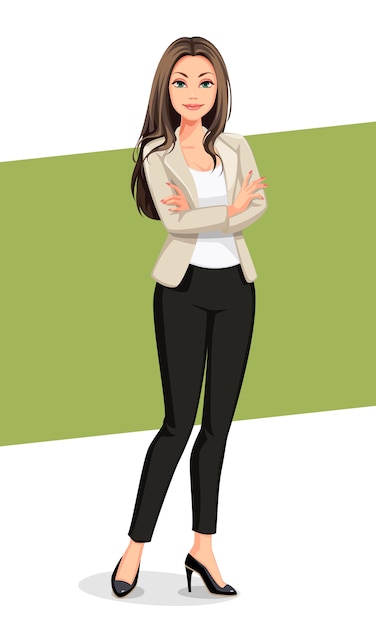 Stylish Business woman illustration